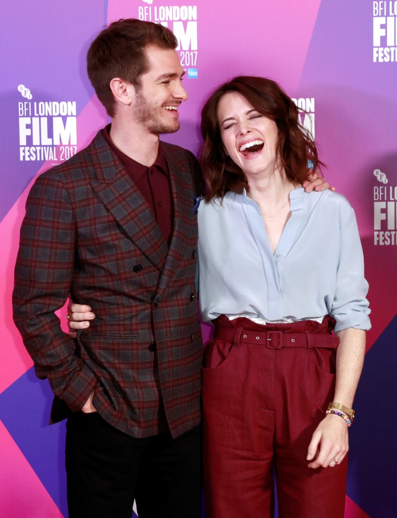 Andrew Garfield and Claire Foy at Breathe Photocall 2017