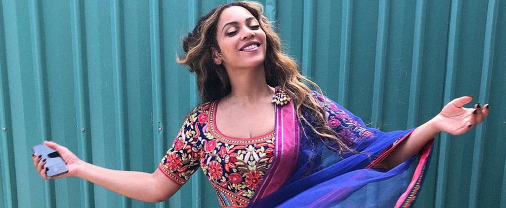 Beyoncé's Khosla Jani Embroidered Gown at Wedding in India