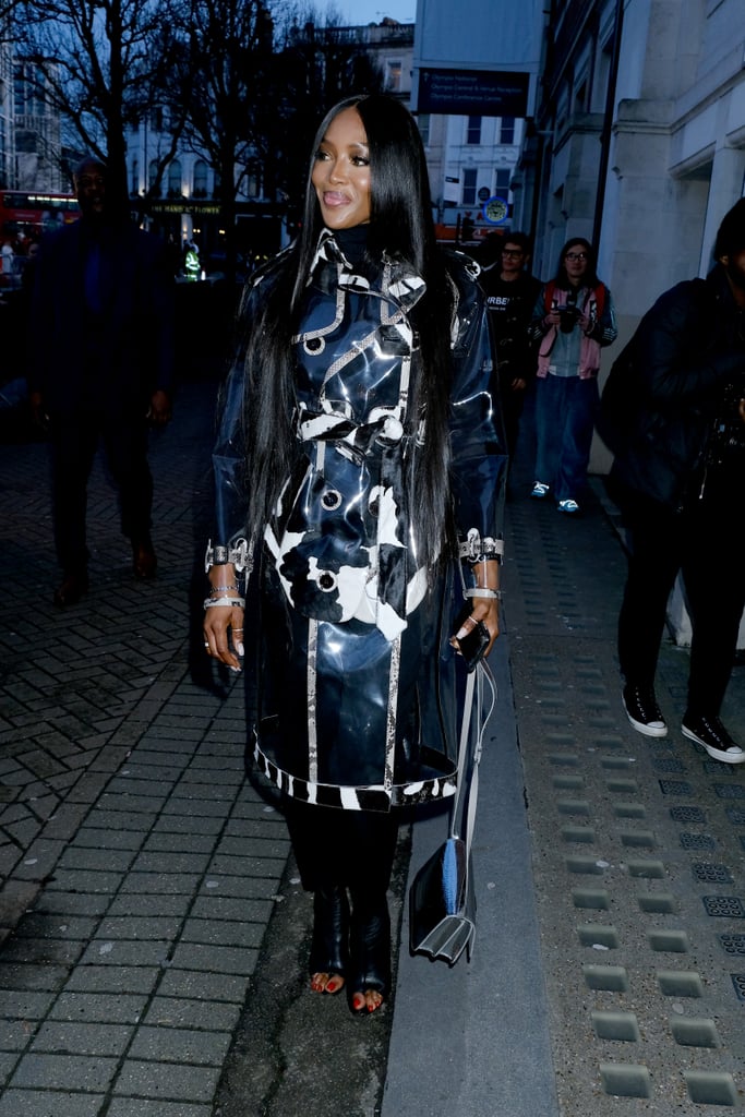 Naomi Campbell at the Burberry Fall 2020 Show