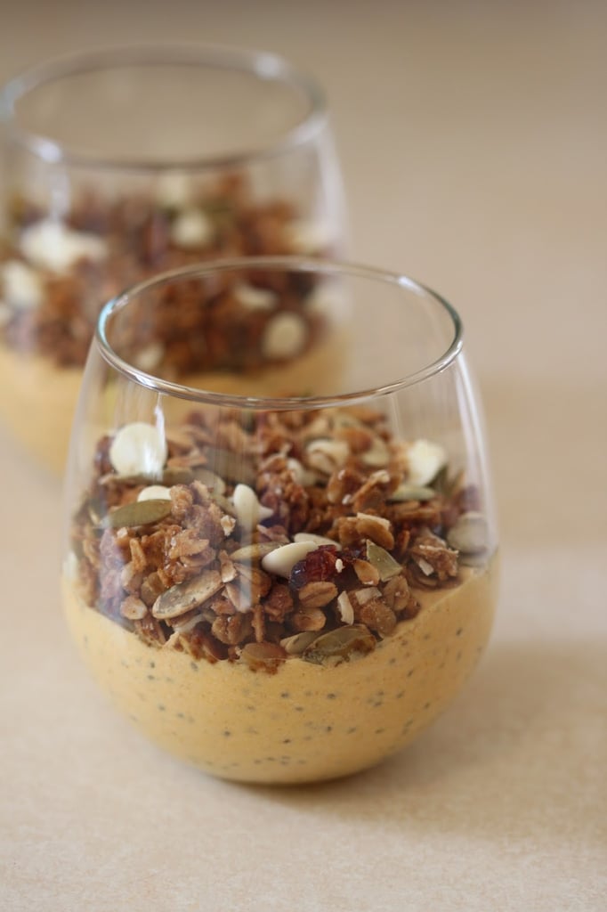 Pumpkin Yogurt Parfait Fast and Easy Pumpkin Puree Recipes POPSUGAR