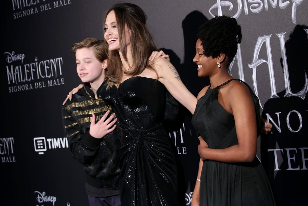 Angelina Jolie and Her Kids at Maleficent 2 Europe Premiere