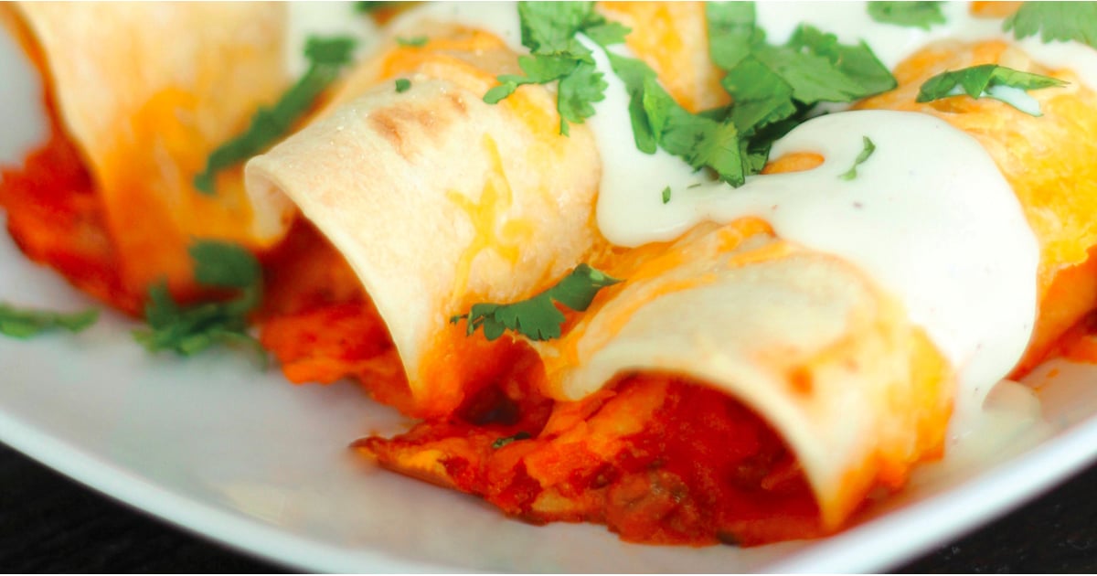 Slow-Cooker Ranch Chicken Enchiladas Recipe | POPSUGAR Food