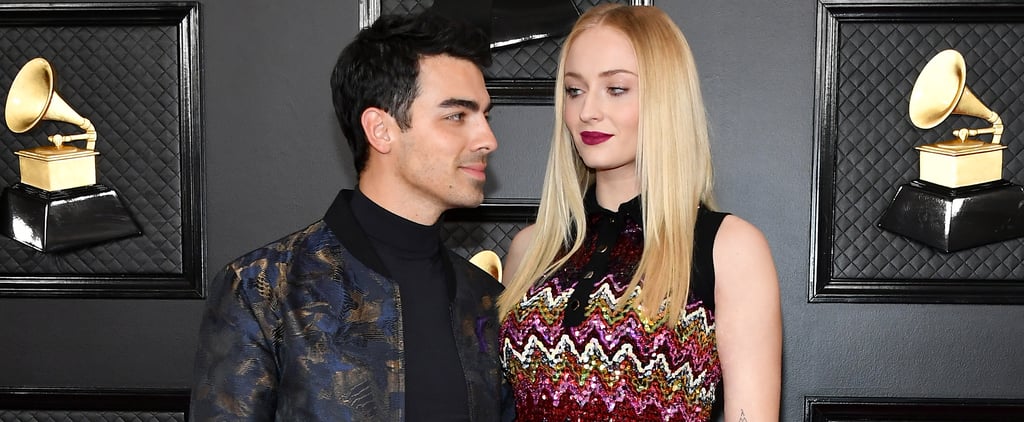 Sophie Turner's Louis Vuitton Minidress at the Grammys 2020