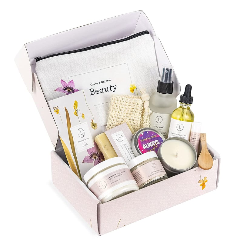 A Spa Gift Set: Handmade Lavender Spa Gift Set