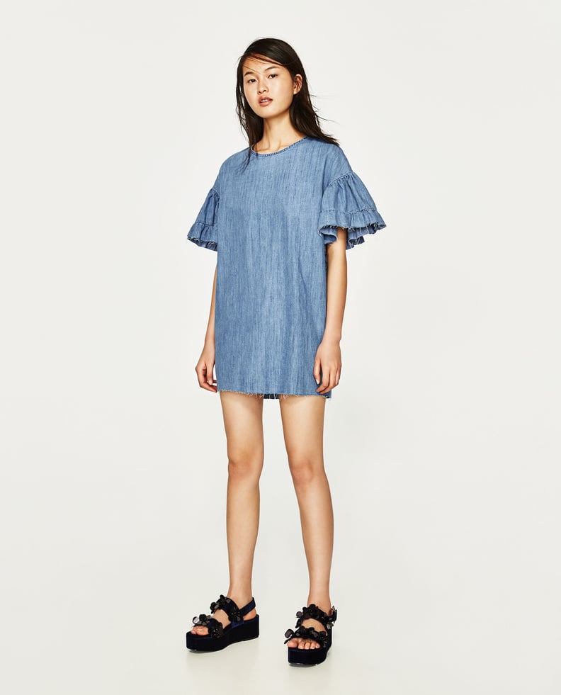 Zara Denim Sack Dress