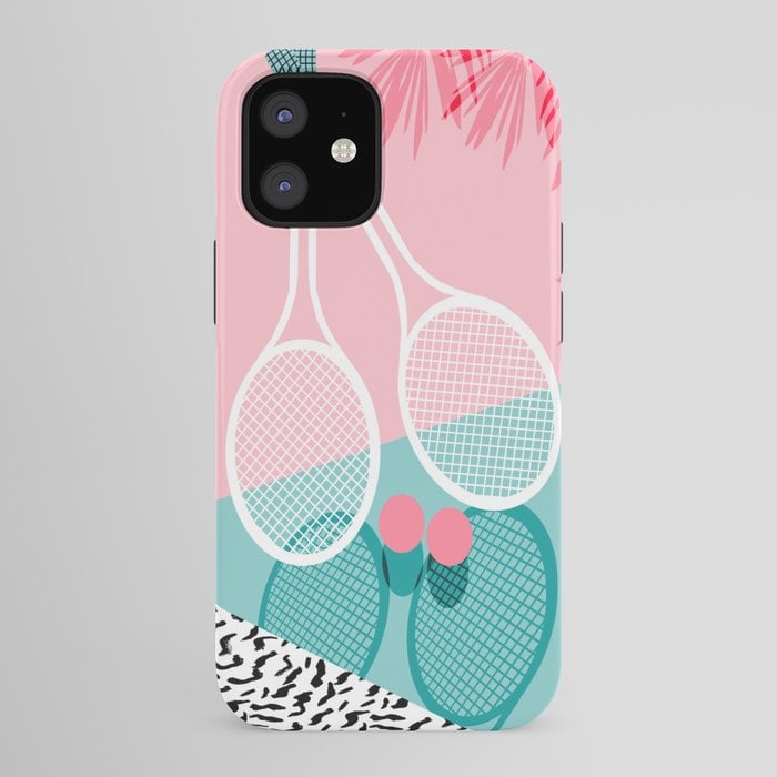A Retro Pink Moment: Sportin' Phone Case by Wacka