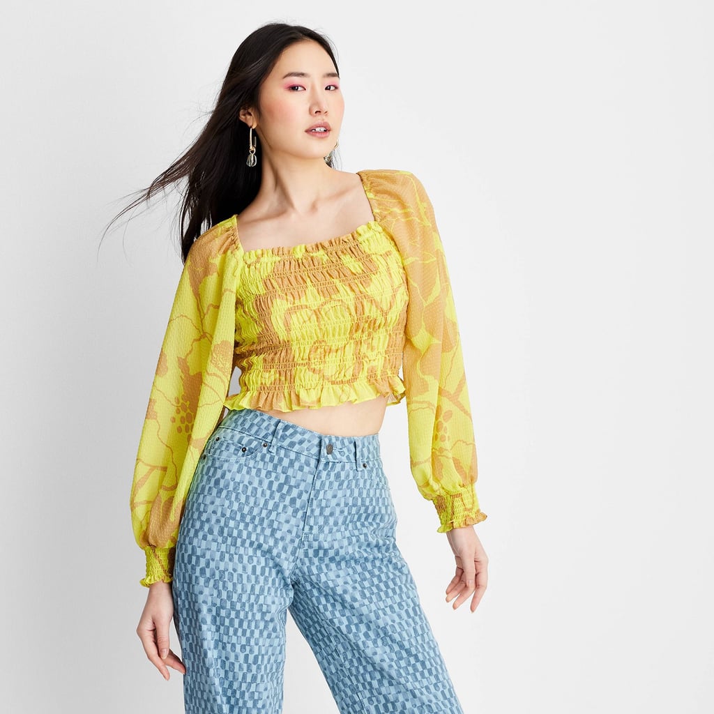 A Colourful Top: Future Collective with Gabriella Karefa-Johnson Long Sleeve Smocked Bodice Top