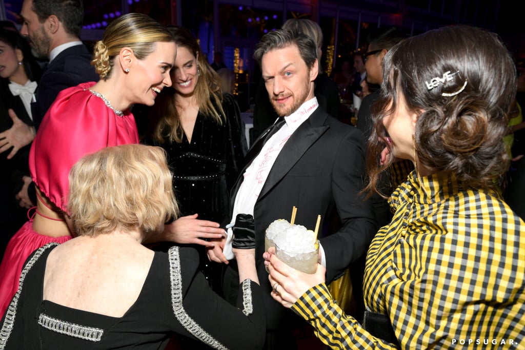 Pictured: Sarah Paulson and James McAvoy