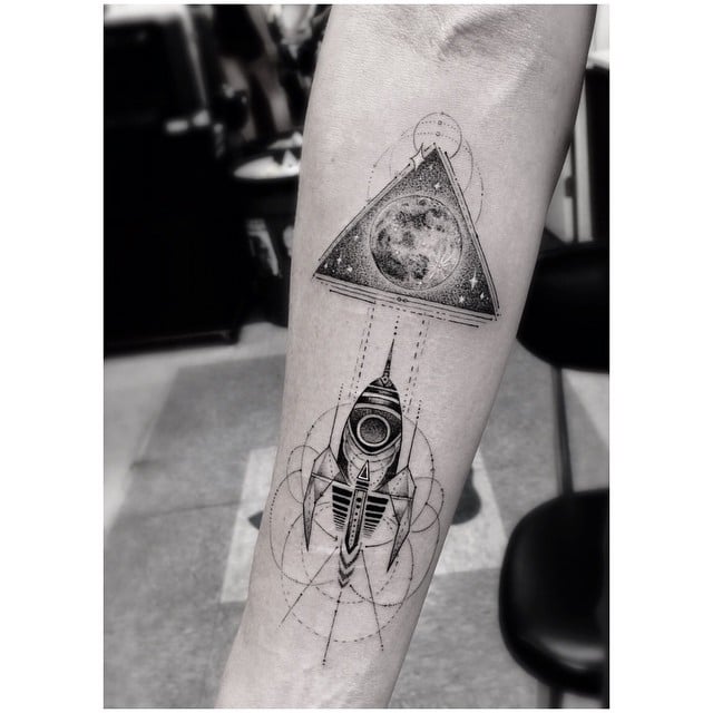 44 Fine Line Black and Grey Tattoos by Poonkaros  TattooAdore