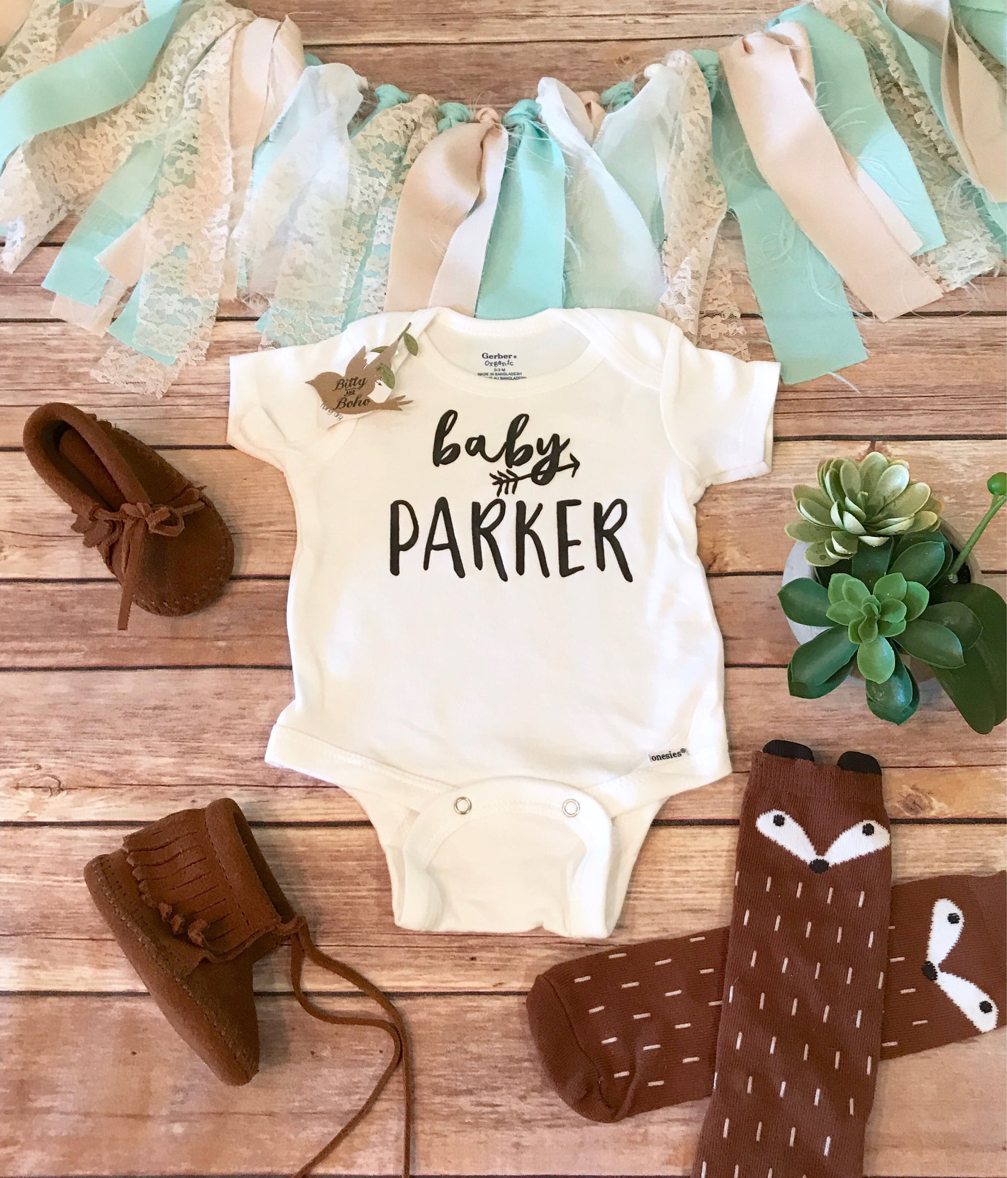 custom design baby onesie