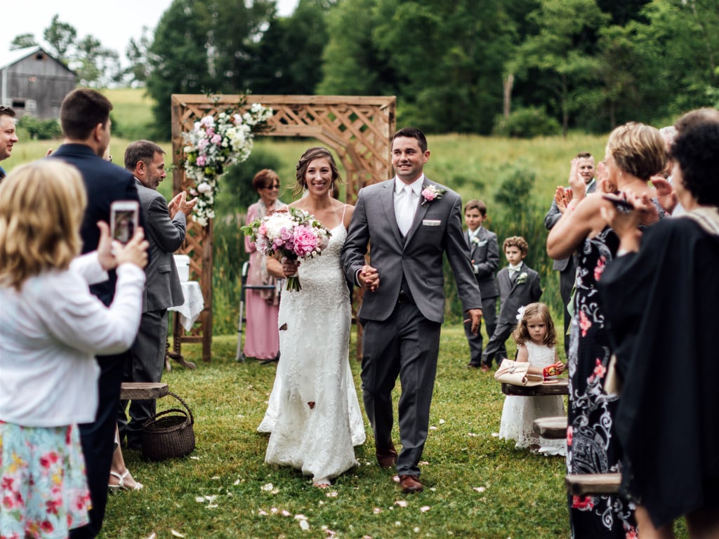 Butterfly Release at Wedding to Honor a Loved One