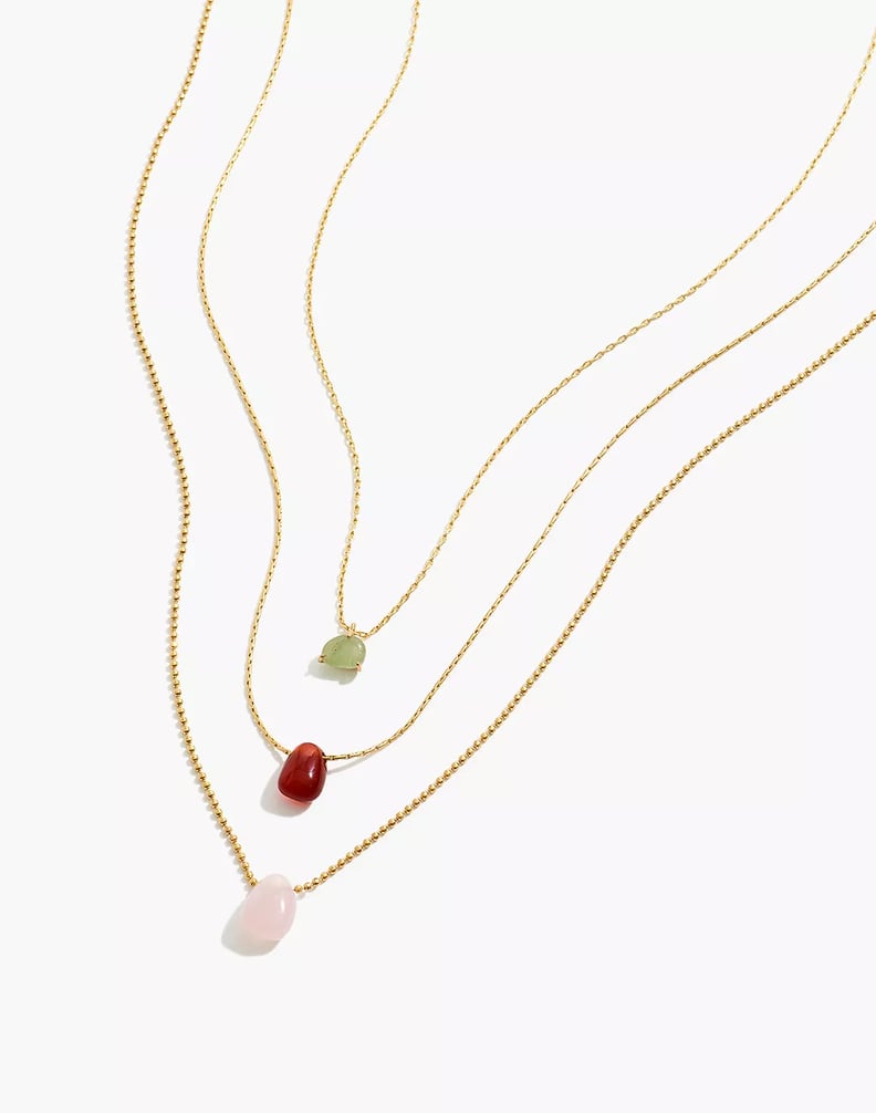 For a Crystal-Lover: Stone Collection Necklace Set
