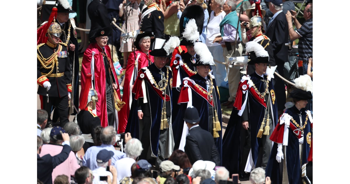 Princess Anne Prince Andrew Prince Edward Prince Charles And Prince William British Royal Family At The Garter Service 2018 Popsugar Celebrity Australia Photo 11