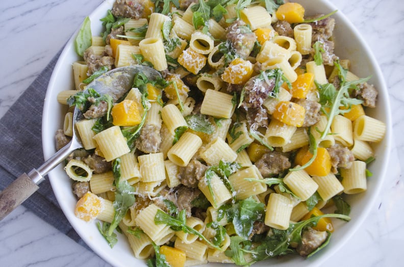 Mezzi Rigatoni With Butternut Squash and Spicy Sausage