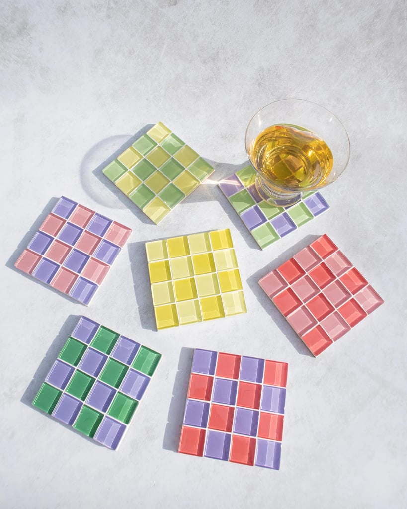 Colourful Coasters: Glass Tile Coasters