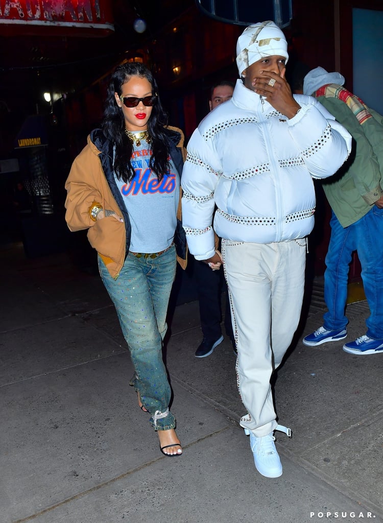 Rihanna and A$AP Rocky Out to Dinner in New York City