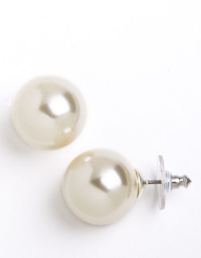 Lauren Ralph Lauren Large Faux-Pearl Stud Earrings ($34) | Gifts For the  Friend Who Still Can't Stop Quoting Gossip Girl | POPSUGAR Fashion Photo 33