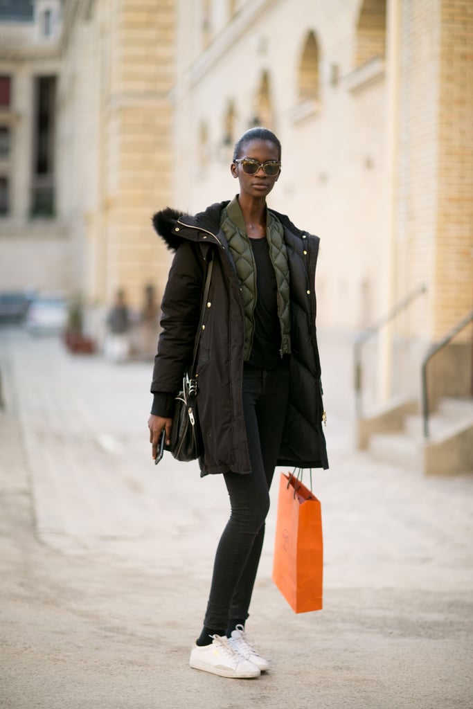 Model Street Style at Paris Fashion Week Fall 2016 | POPSUGAR Fashion