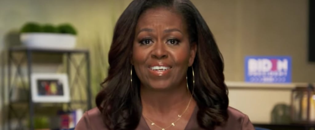 Michelle Obama's ByChari Vote Necklace During DNC Speech