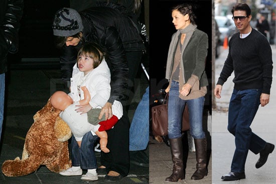 Photos of Tom Cruise, One of Barbara Walters's Most Fascinating People, and Katie Holmes With Suri Cruise in NYC Photos of Tom Cruise, One of Barbara Walters's Most Fascinating People, and Katie Holmes With Suri Cruise in NYC