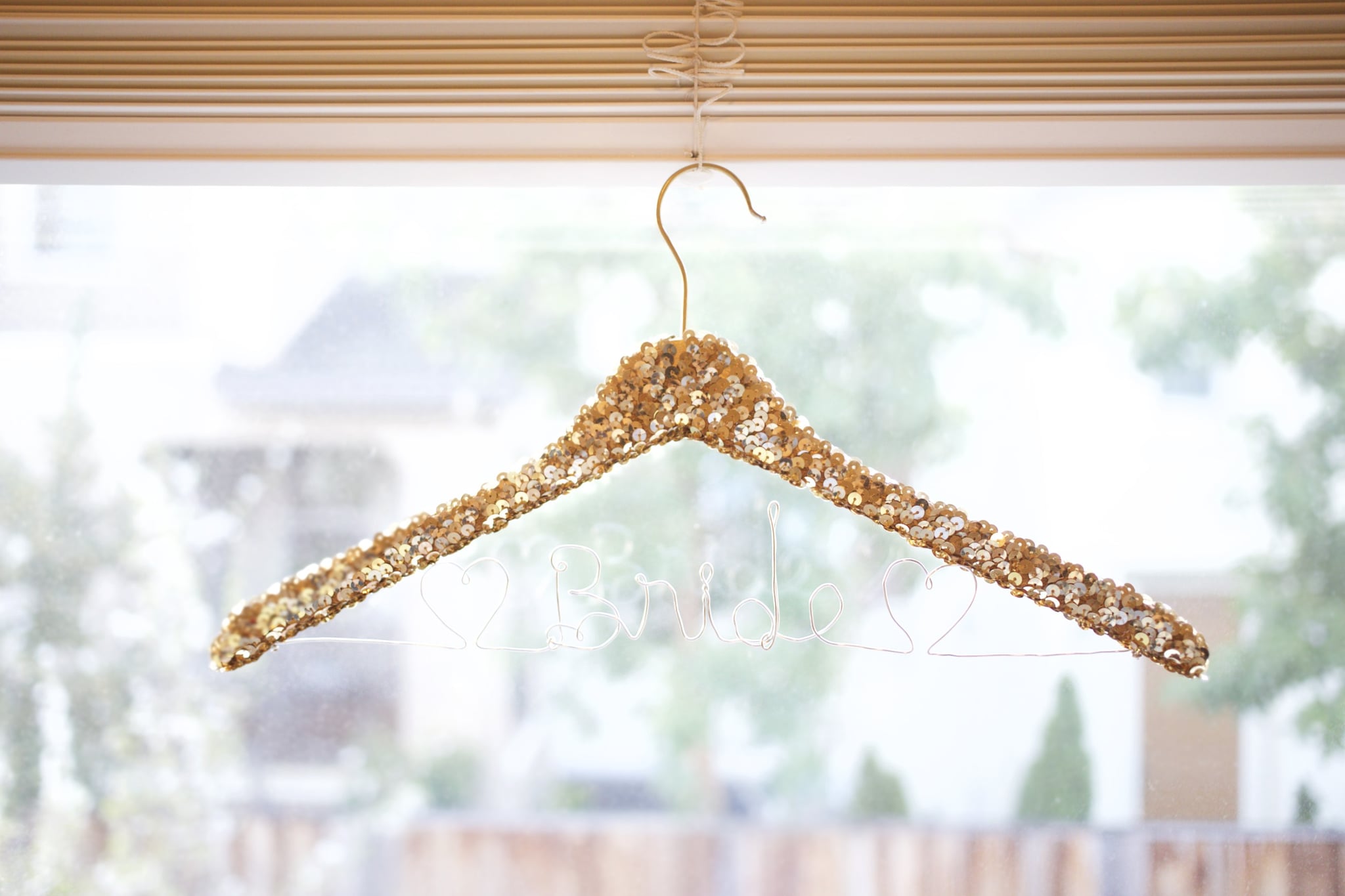 DIY Sequined Hangers POPSUGAR Smart Living