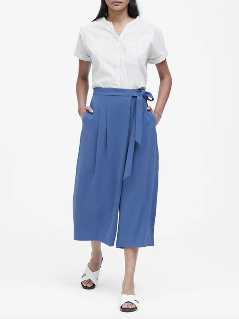 Extra Wide-Leg Cropped Pants
