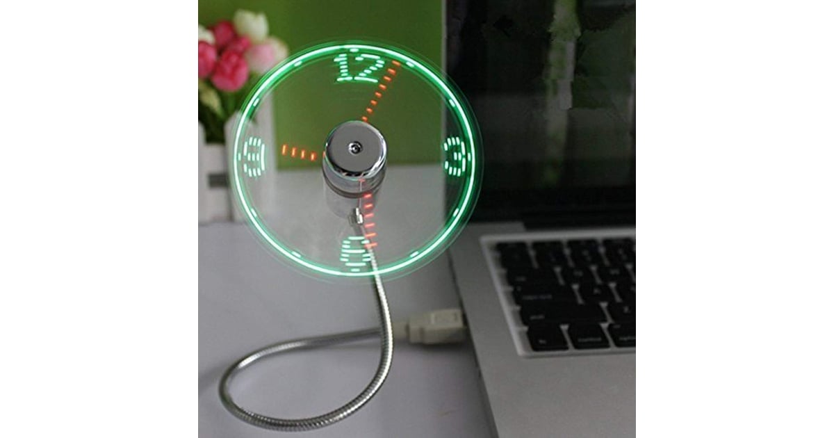 Clock Fan With Real Time Display Function Best Gadgets on Amazon 2020