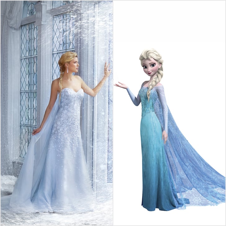 elsa wedding dress