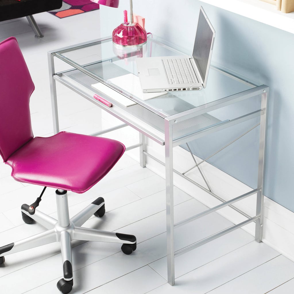 Mainstays Versatile Modern Glass-Top Desk