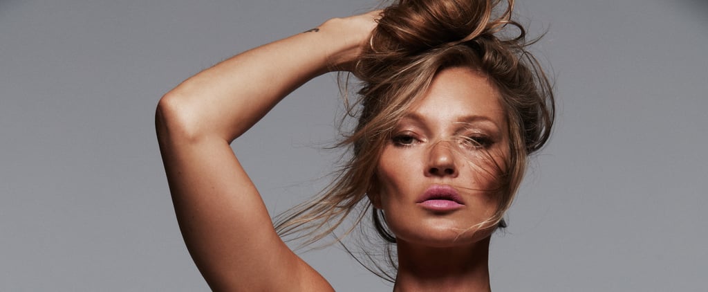 Kate Moss Poses Topless as the New Face of Kim Kardashian's Skims Campaign