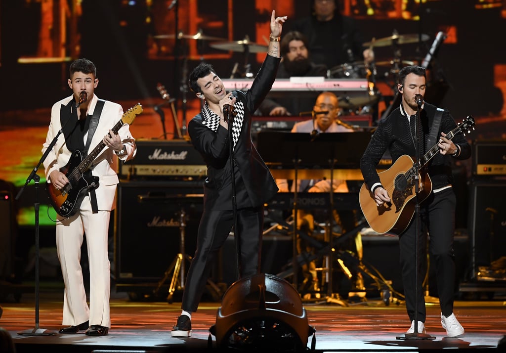 The Jonas Brothers at the MusiCares Person of the Year Event