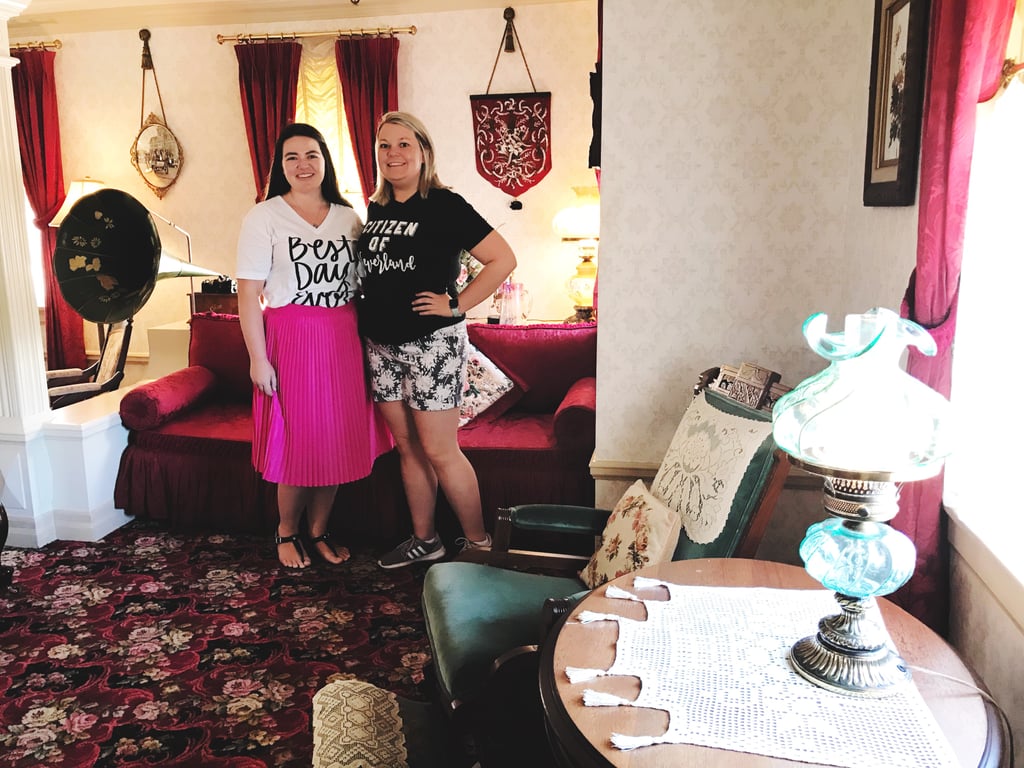 You actually tour Walt Disney's private apartment above the Main Street USA fire station.