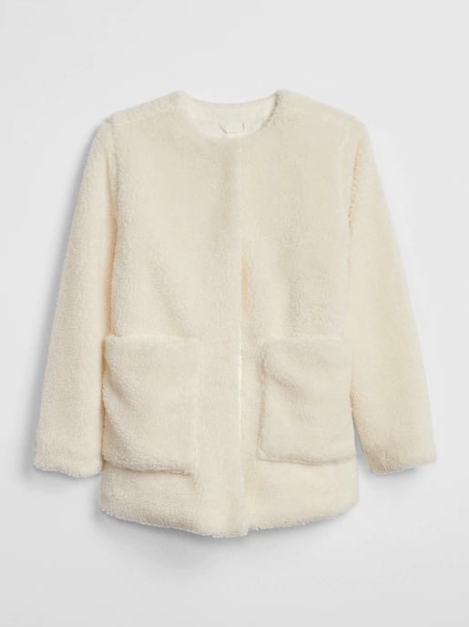 Kids Long Sherpa Jacket