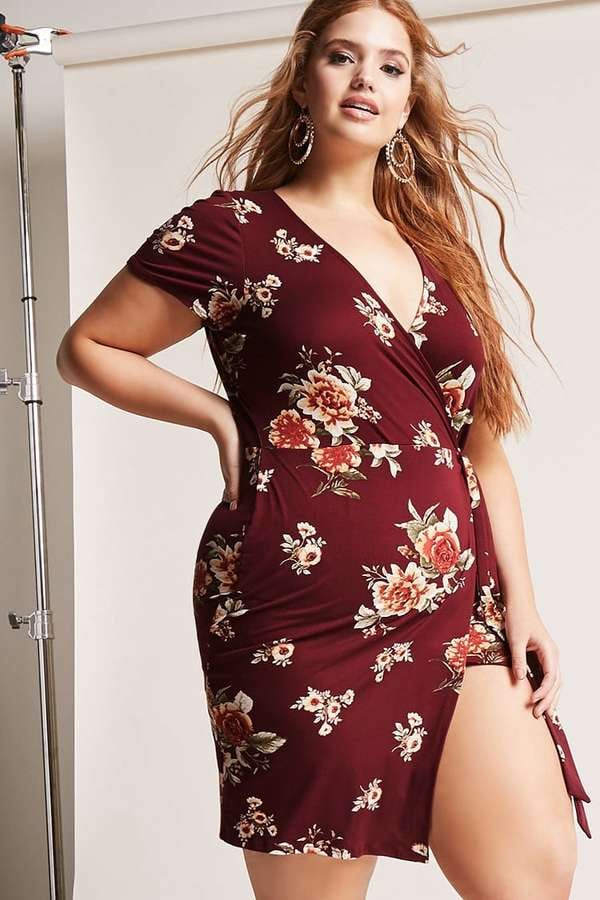 Forever 21 Plus-Size Floral Mini Dress