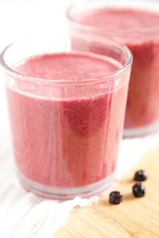 Wild Blueberry Pie Smoothie