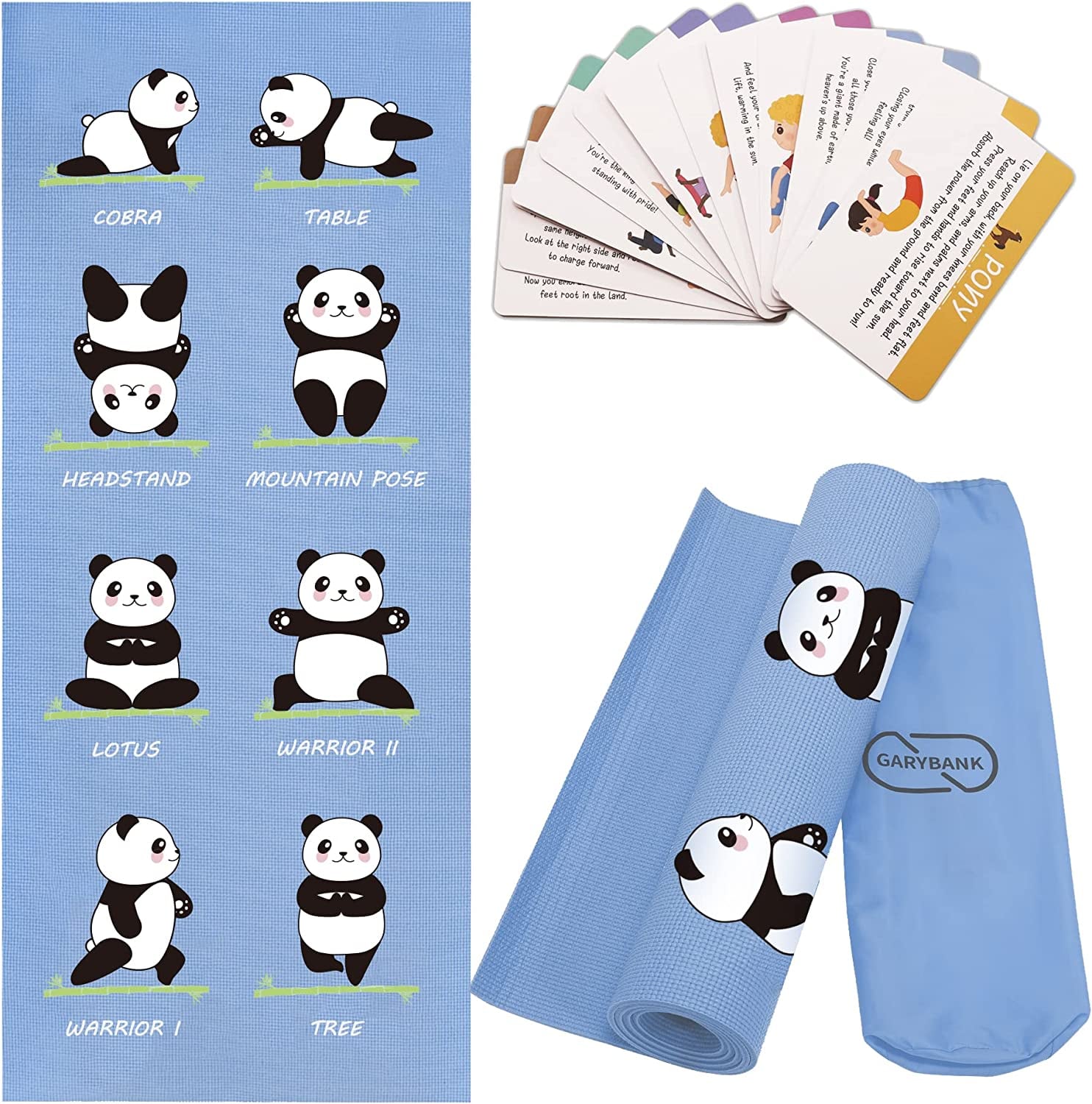 Let That Sh*t Go Panda Yoga Mat - Cute Panda Yoga Mat - Practice Yoga In  Style [Gift Idea / Fun Present] Exercise Mat