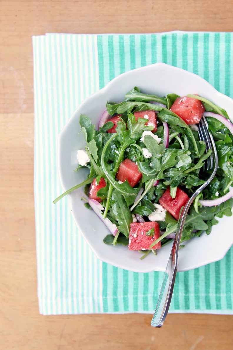 Watermelon, Feta, and Arugula Salad