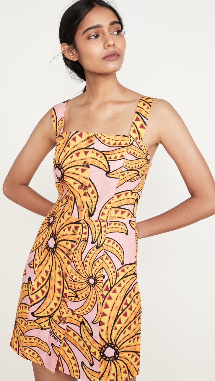 FARM Rio Banana Pitta Button Down Short Dress | Shopbop Spring Sale