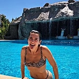 Playfully Posing in Animal Print