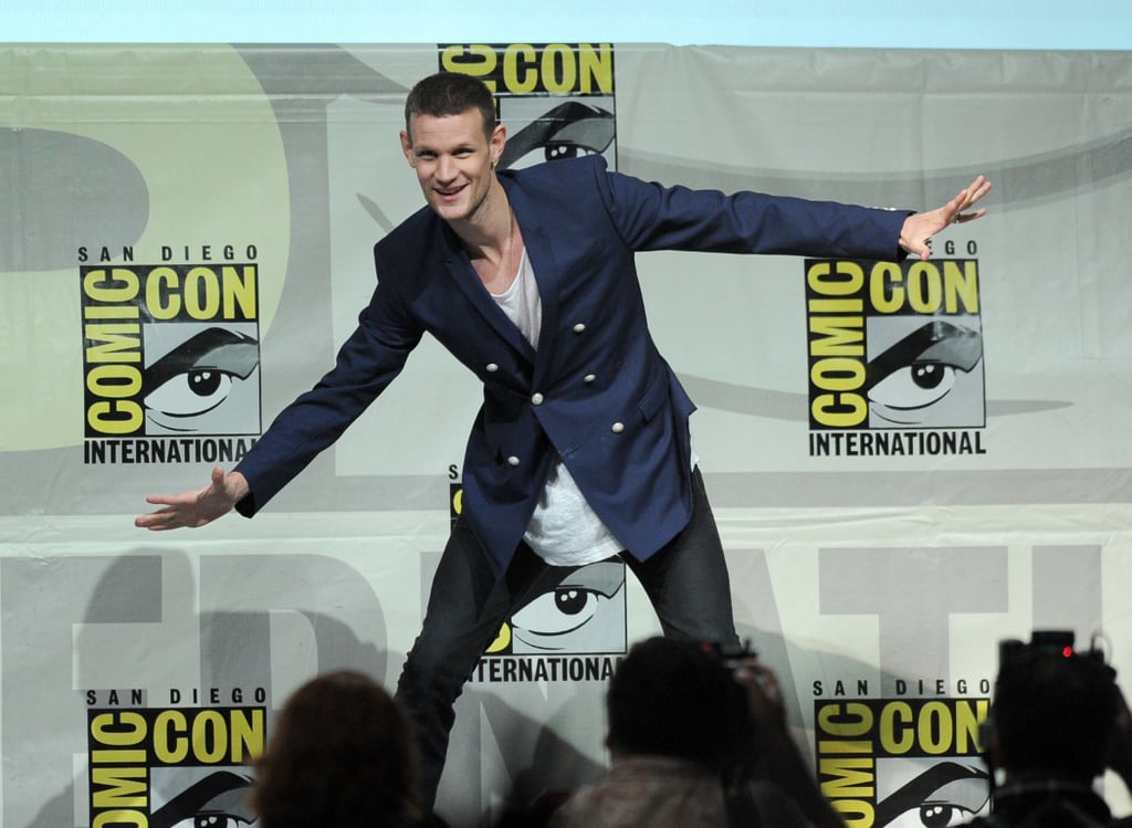 Matt Smith at ComicCon 2014 POPSUGAR Tech