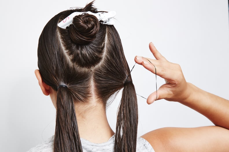 Twisted Chignon: Step 2