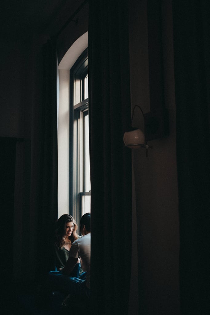 Romantic Loft Engagement Shoot