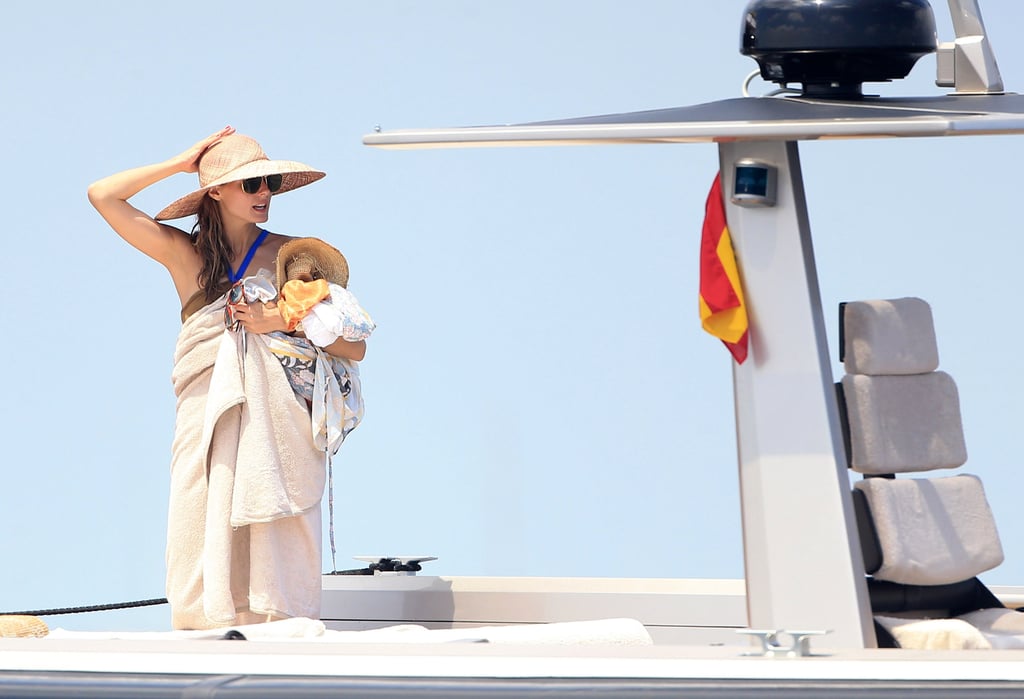 Olivia Palermo Swimsuit in Ibiza, Spain
