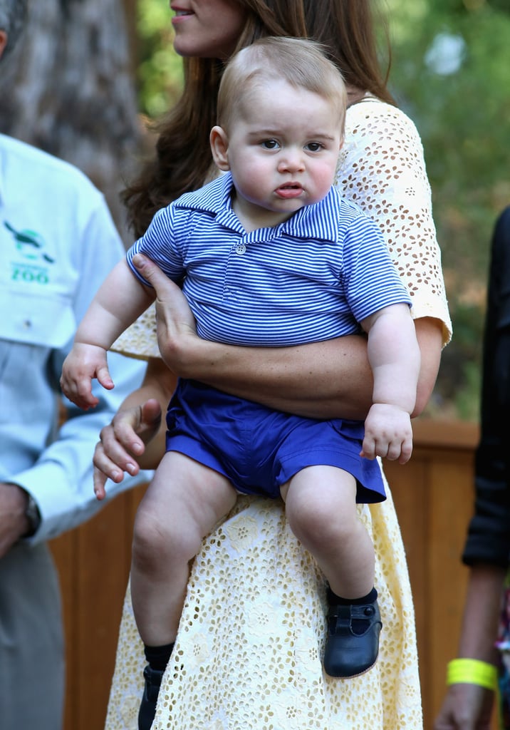 George's visit to the Taronga Zoo in Sydney, Australia, on April 20.