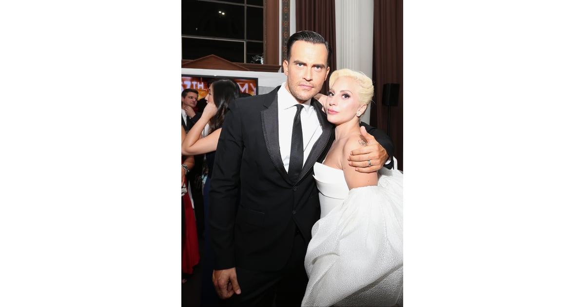 Lady Gaga and Cheyenne Jackson at an Afterparty American Horror Story