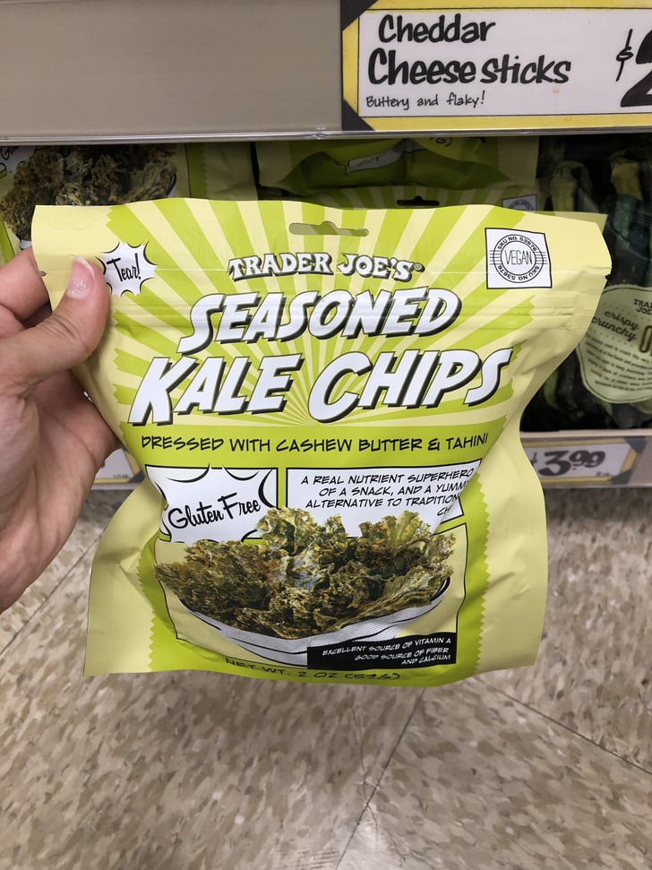 Seasoned Kale Chips ($4) | Trader Joe's Low-Carb Snacks | POPSUGAR ...