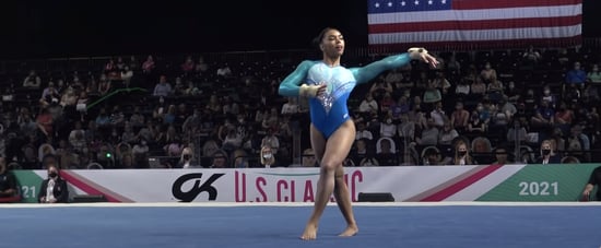 Watch eMjae Frazier's Floor Routine From the 2021 US Classic