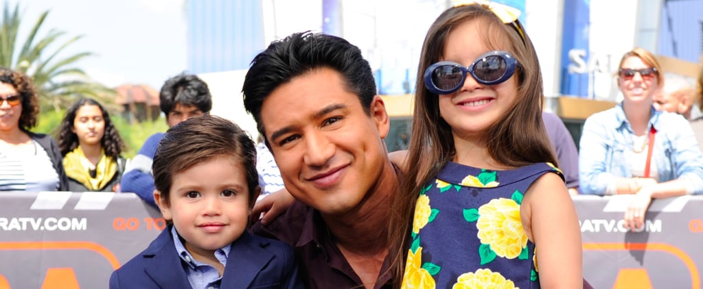 Gia and Mario Lopez on the Set of Elena of Avalor