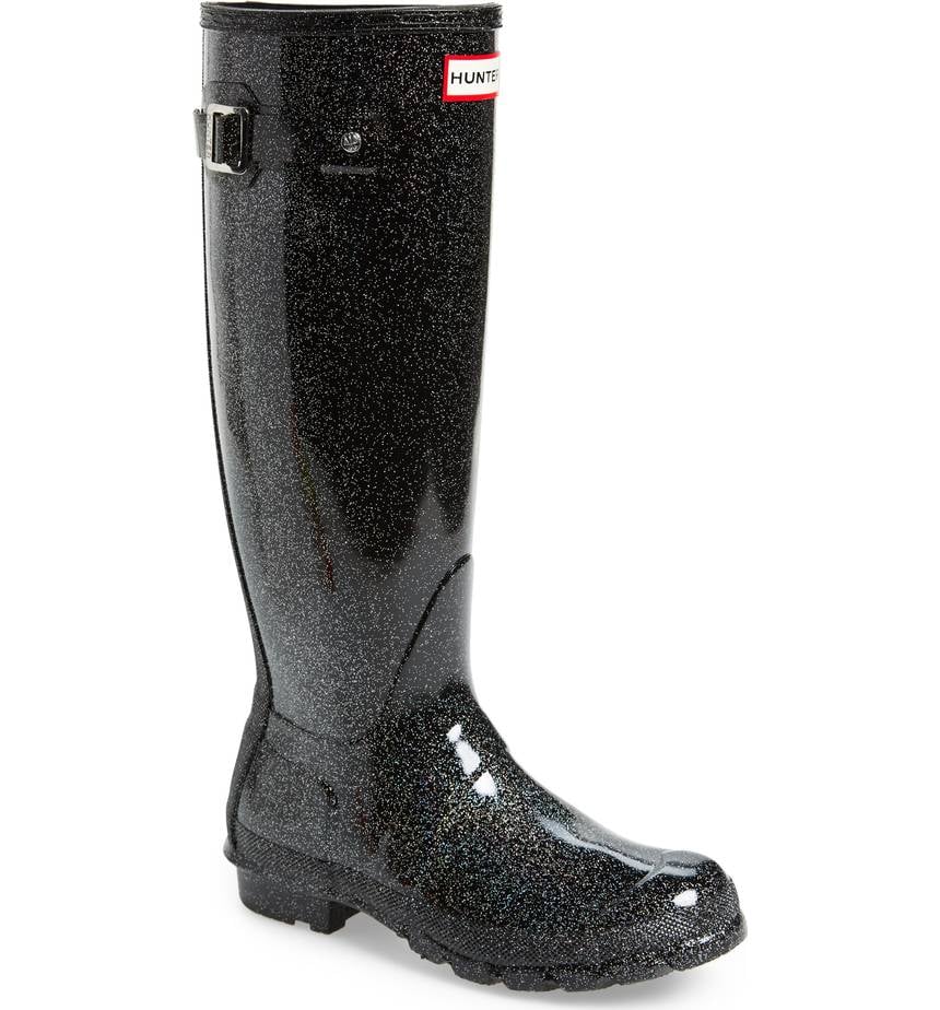 high gloss shine on boots