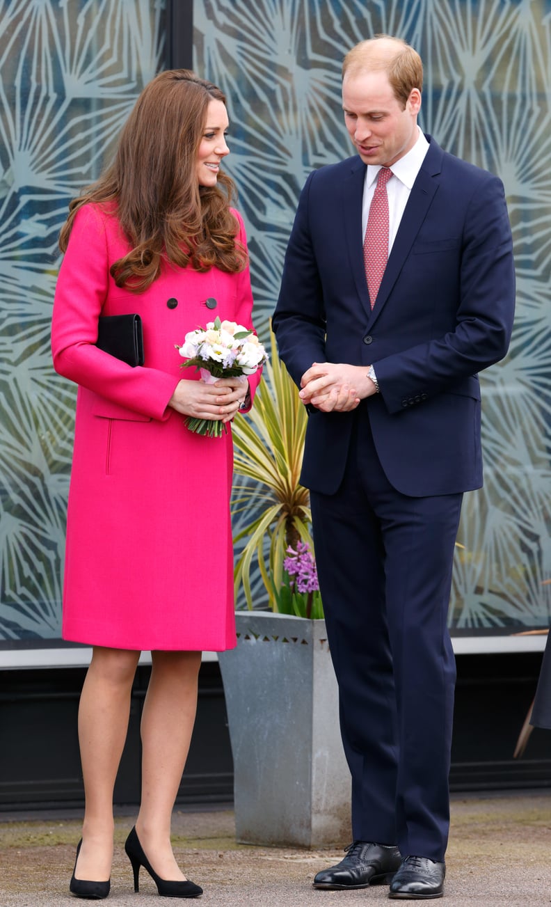 A Bold Pink Coat Calls For a Busy Pink Tie